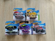 NOWY zestaw Hot Wheels autka zabawkowe 5 sztuk HW samochodziki kolekcja
