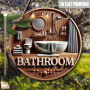 taki gaget - oznakuj drzwi WC  Łazienki