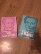Książki "O Wojnie" i "Zarys Sztuki Wojennej"