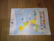 Mapa Unii Europejskiej rozmiar A4 broszura Unia Europejska (2020)