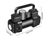 Kompresor pod zapalniczkę elektryczna pompka do kół 