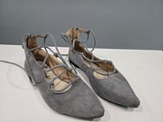 andrea conti  wiązane baleriny damskie 38