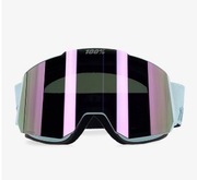 Gogle narciarskie 100% Snowcraft Hiper - stonehammer/mirror lavender