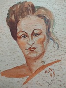 Sprzedam jeden obraz malowany dwustronnie 