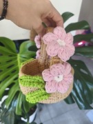 Koszyk wielkanocny wykonany ręcznie 