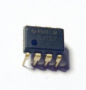 TL072 – wzmacniacz operacyjny JFET audio – z podstawki