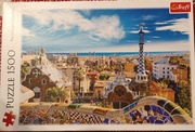Puzzle 1500 el. Park Guell, Barcelona. TREFL