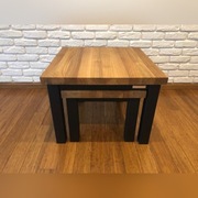 Zestaw stoliczków kawowych loft