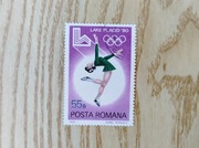 Znaczek pocztowy Rumunia Olimpiada Zimowa Lake Placid 1980 (kasowany)