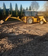 Usługi  ziemne koparko- ładowarką