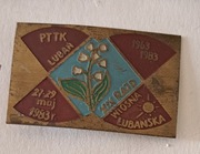 XIX RAJD LUBAŃSKA WIOSNA 1983 - odznaka  PTTK
