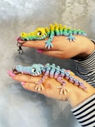 Brelok do Plecaka Torby, Tornistra Duży Krokodyl Flexi 3D 19cm x 10cm 