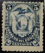 Znaczek pocztowy - Ekwador - 1896r.