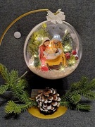 Bombka 16cm przestrzenna 3D Święta  Rodzina podświetlana  Boże Narodzenie 