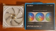 Wentylator Lian Li Uni Fan AL120 RGB Biały 3-pack
