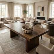 Misa drewniana na owoce