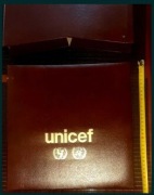 Album FLAGI znaczki i koperty FDC wydanie UNICEF