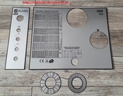 Tokarka CU 400 SLIVEN Tabliczka Tabliczki Tabela Gwintów 