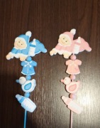 Dekoracje pikery na baby shower, roczek 