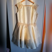 Sukienka złota koktajlowa 