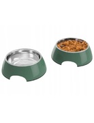 ZESTAW MISEK DLA PSA KOTA STAL SZLACHETNA 2x160ml