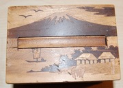 INTARSJOWANA PAPIEROŚNICA W STYLU WSCHODNIM