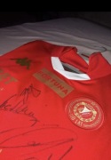 Koszulka z autografami Widzew Łódź
