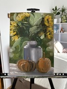 Obraz olejny słoneczniki