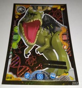 Karta Lego LE 15 Jurassic World GIGANOTOZAUR