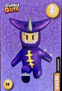PANINI STUMBLE GUYS  SERIA 2. NR 14 KAIJU LEGENDARY KARTA