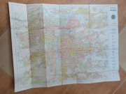 Praha hlavni mesto 1971 rok mapa 1 : 15 000 Pragi Praga Czechy vintage