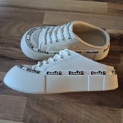 Stylowe klapki a la crocsy piankowe 36-37 ecru 24 cm z Temu