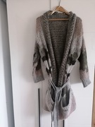 Kardigan długi swetr Rich Royal M L XL