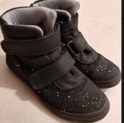 Trzewiki jesienne czarne z membraną Mazurek 33 black dots 1360