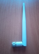Antena Internetowa Wi-Fi 2.4Ghz do Routera wkręcana RP-SMA biała