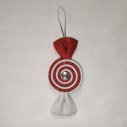 I120 Zawieszka ozdoba świąteczna Boże Narodzenie Cukierek Handmade