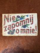 Stara pocztówka Nie zapomnij o mnie