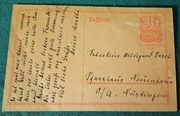 Deutsche Reich Postcarte 1921 