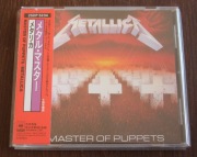 CD METALLICA 'MASTER OF PUPPETS' JAPAN OBI