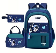 Zestaw 3 cz plecak szkolny dla pierwszoklasisty piórnik śniadaniówka