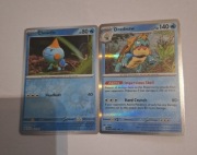 Karty Pokemon TCG zestaw Chewtle SCR 043 i Drednaw SCR 044 Holo Ewolucja