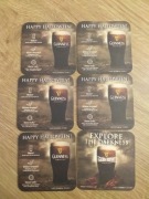 Wafle do piwa Guinness.