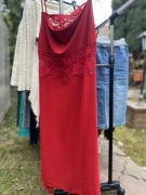 Sukienka koktajlowa 36/38 czerwona