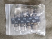 Klucze końcówki nasadki na wkrętarkę 5 - 13mm komplet 9 elementów