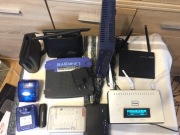 Zestaw routerów Linlsys, D-link, Netgear