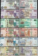 ZAMBIA: Complete SET of Kwacha Banknotes 2022 Series all UNC