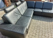 Ekskluzywna rogówka, skóra wysokiej jakosci - czarna