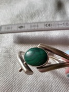 Bransoletka srebrna próba  925 z turkusem