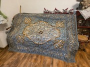 Piękna narzuta kilim bogaty wzór delikatny materiał 