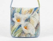 TORBA FILCOWANA WEŁNA MERINO WZÓR MALARSKI ART